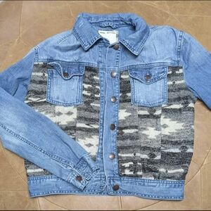 Denim and Aztec Jacket